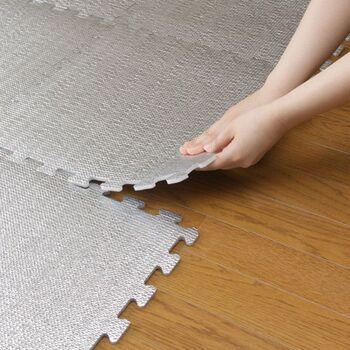 防ダニつなげるアルミホットンマット8枚入 2セット 送料無料 即日発送-2