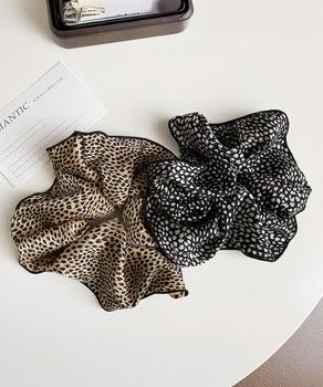 レオパード柄シュシュ ボリューム 髪飾り 送料無料 即日発送-6