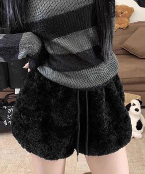 ボアショートパンツ もこもこルームパンツ 送料無料 即日発送-2