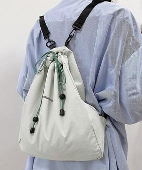 ナップサック 巾着リュック ボディバッグ 送料無料 即日発送-3