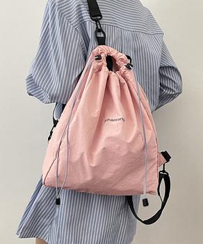 ナップサック 巾着リュック ボディバッグ 送料無料 即日発送-5