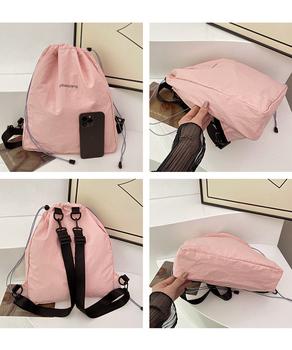 ナップサック 巾着リュック ボディバッグ 送料無料 即日発送-8