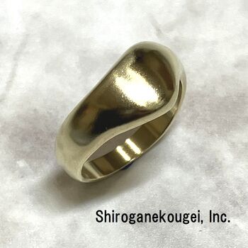 日本製 アンティーク風リング シンプル BR 3081 送料無料 即日発送-2