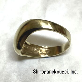 日本製 アンティーク風リング シンプル BR 3081 送料無料 即日発送-3