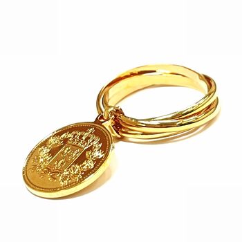 日本製 ゴールドリングのザ定番 コインチャームリング BR 6116 送料無料 即日発送-4