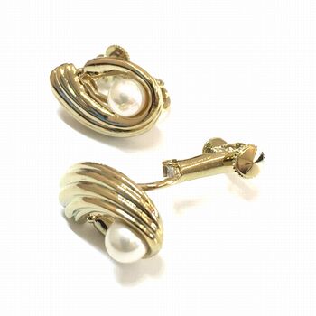 ネジバネ式 パールイヤリング E 0803 送料無料 即日発送-4