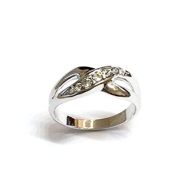 日本製 しっかりめの大人ピンキーリング 高品質クリスタル使用 BR 614 送料無料 即日発送-2