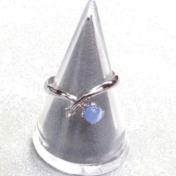 日本製 カラーキャッツアイ ブルーorピンク 高品質クリスタル使用 BR 4064 送料無料 即日発送-6