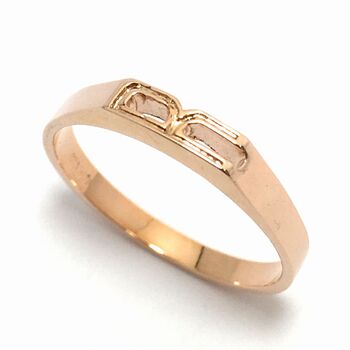 日本製 R 欠かせない 外せない SILVER925イニシャルリング ２色展開 SR 100R 送料無料 即日発送-5