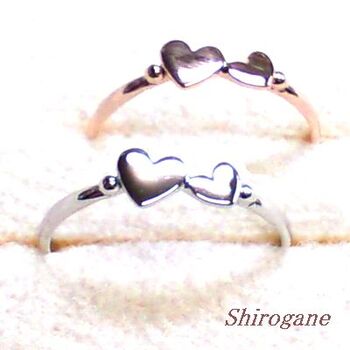 日本製 ハート ポイントピンキー SILVER925 ２色展開 SR 2430 送料無料 即日発送-5