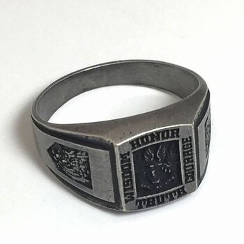 日本製 知恵 勇気 カレッジリング 名誉 真実 BRK 3 送料無料 即日発送-1