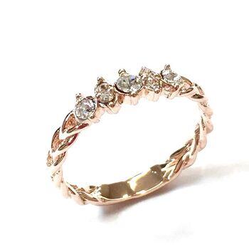 日本製 編みこみフレーム 棘クリスタル棘 ２色展開 高品質クリスタル使用 BR 4530 送料無料 即日発送-5