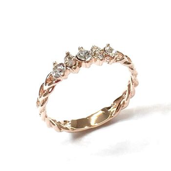 日本製 編みこみフレーム 棘クリスタル棘 ２色展開 高品質クリスタル使用 BR 4530 送料無料 即日発送-6