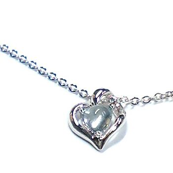 日本製 オープンハート＋ハート キュートなペンダント P 233 送料無料 即日発送-2