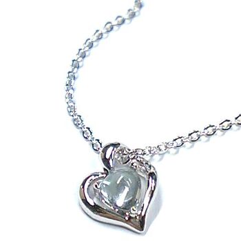 日本製 オープンハート＋ハート キュートなペンダント P 233 送料無料 即日発送-4