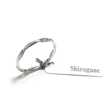 日本製 SILVER925ワイヤーツイストリング さりげない気品 SR 6305 送料無料 即日発送-3