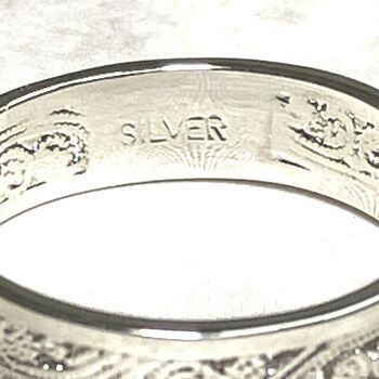 日本製 SILVER925 ペアリングに ウェーブレースリング ２色展開 SR 2680 送料無料 即日発送-8