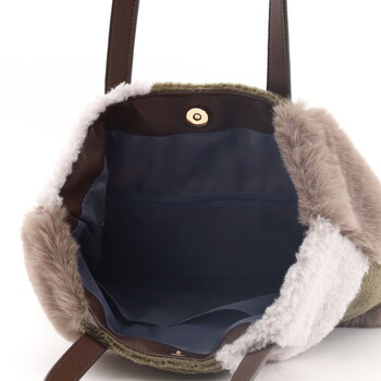 エコファーパッチワーク トートバッグ  Nananoel pappy 送料無料 即日発送-10