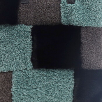 エコファーパッチワーク トートバッグ  Nananoel pappy 送料無料 即日発送-12