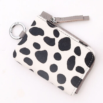 ホースヘアxシュリンクレザー マルチケース 牛革 レザー　COOCO クーコ 送料無料 即日発送-1