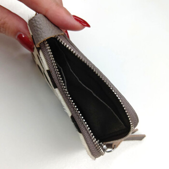 ホースヘアxシュリンクレザー マルチケース 牛革 レザー　COOCO クーコ 送料無料 即日発送-2