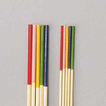 彩り竹丸串 100本入 細 7.5cm 赤 桃 黄 緑 紺 2セット 送料無料-7
