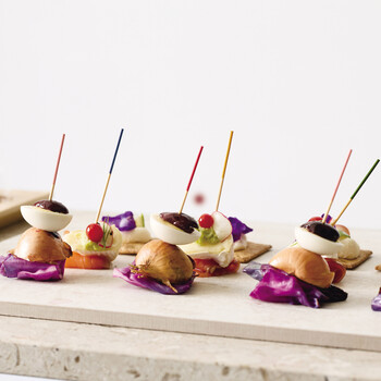 彩り竹丸串 100本入 細 7.5cm 赤 桃 黄 緑 紺 2セット 送料無料-8