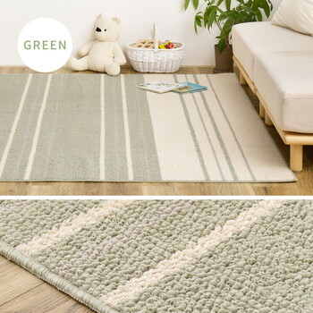 ラグ 綿混タフトラグ 約185×185cm 防ダニ 抗菌 日本製 モーリム 2カラー 3サイズ 送料無料-11