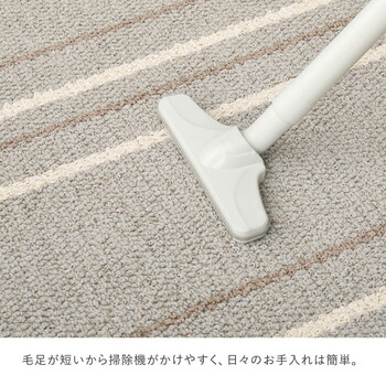 ラグ 綿混タフトラグ 約185×185cm 防ダニ 抗菌 日本製 モーリム 2カラー 3サイズ 送料無料-6