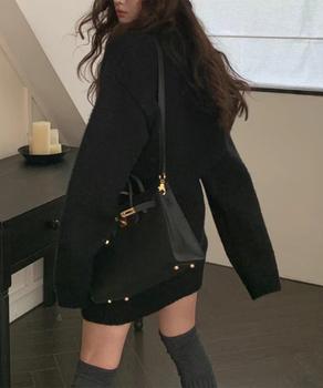 ニットセットアップ セーター スカート 送料無料 即日発送-3