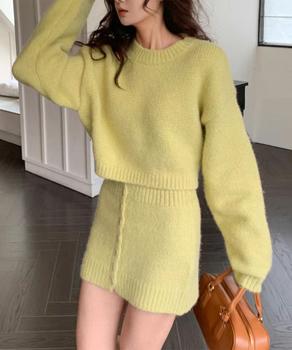 ニットセットアップ セーター スカート 送料無料 即日発送-6