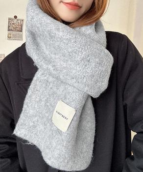 ニットマフラーカシミア風ネックウォーマー 送料無料 即日発送-5