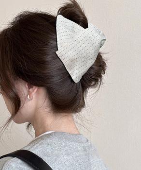 ヘアクリップ大きめアクリルバンスクリップ 送料無料 即日発送-5