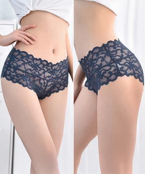 セクシー ヒップハングショーツ 総レース 送料無料 即日発送-6