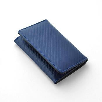 Merge カーボン加工×牛革名刺入れ MG 1784 2色展開 カードケース 送料無料-5