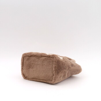 チャーム付 エコファー フェイス トートバッグ  COOCO クーコ SMILEY SMILEY 送料無料 即日発送-10