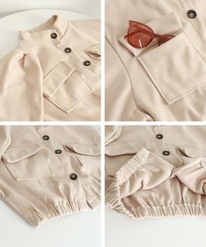 ショート丈ジャケット レディース 無地 送料無料 即日発送-9