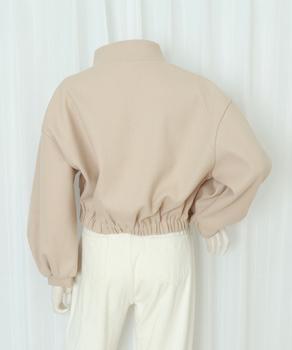 ショート丈ジャケット レディース 無地 送料無料 即日発送-8