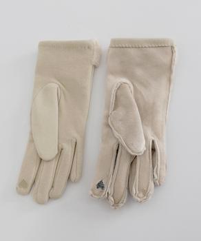 タッチパネル対応ファー付き手袋スエード調 送料無料 即日発送-9