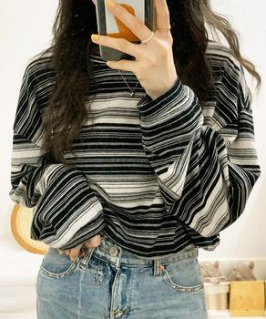 Tシャツ カットソートップス春秋 送料無料 即日発送-2