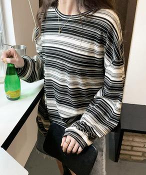 Tシャツ カットソートップス春秋 送料無料 即日発送-3