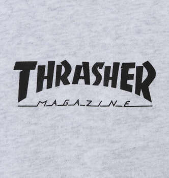 大きいサイズ THRASHER フルジップパーカー 3L 4L 5L 6L 8L アッシュ ラッピング可 送料無料 即日発送-4