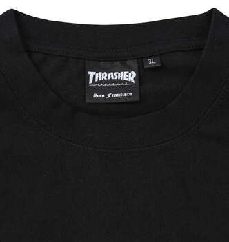 大きいサイズ THRASHER Diamond Logo長袖Tシャツ 3L 4L 5L 6L 8L ブラック ラッピング可 送料無料 即日発送-3