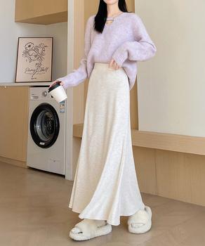 フレアスカート レディース 美脚脚長 送料無料 即日発送-5