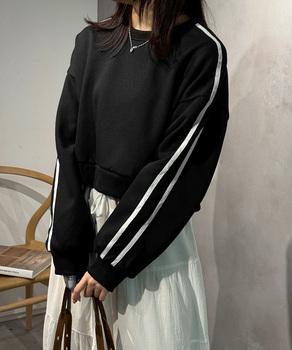 裏起毛スウェットレディーストレーナー秋冬 送料無料 即日発送-2