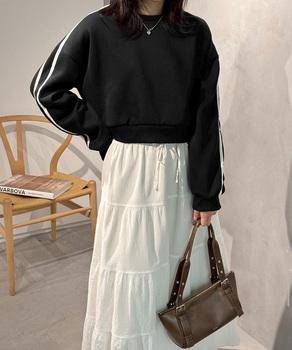 裏起毛スウェットレディーストレーナー秋冬 送料無料 即日発送-3