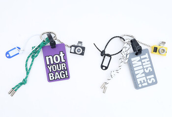 バゲッジタグ チャーム キーホルダー　 COOCO クーコ 送料無料 即日発送-4