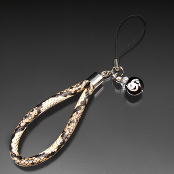 大金運スネークストラップ へびの皮お守り付き 送料無料-2