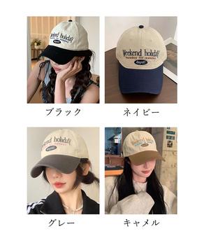 キャップ 刺しゅう レディース 英字ロゴ 送料無料 即日発送-1