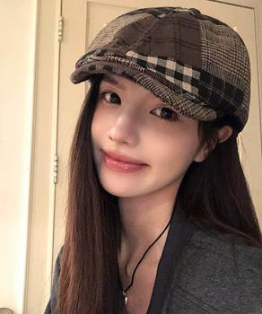 ベレー帽 レディース チェック柄 春秋冬 送料無料 即日発送-2